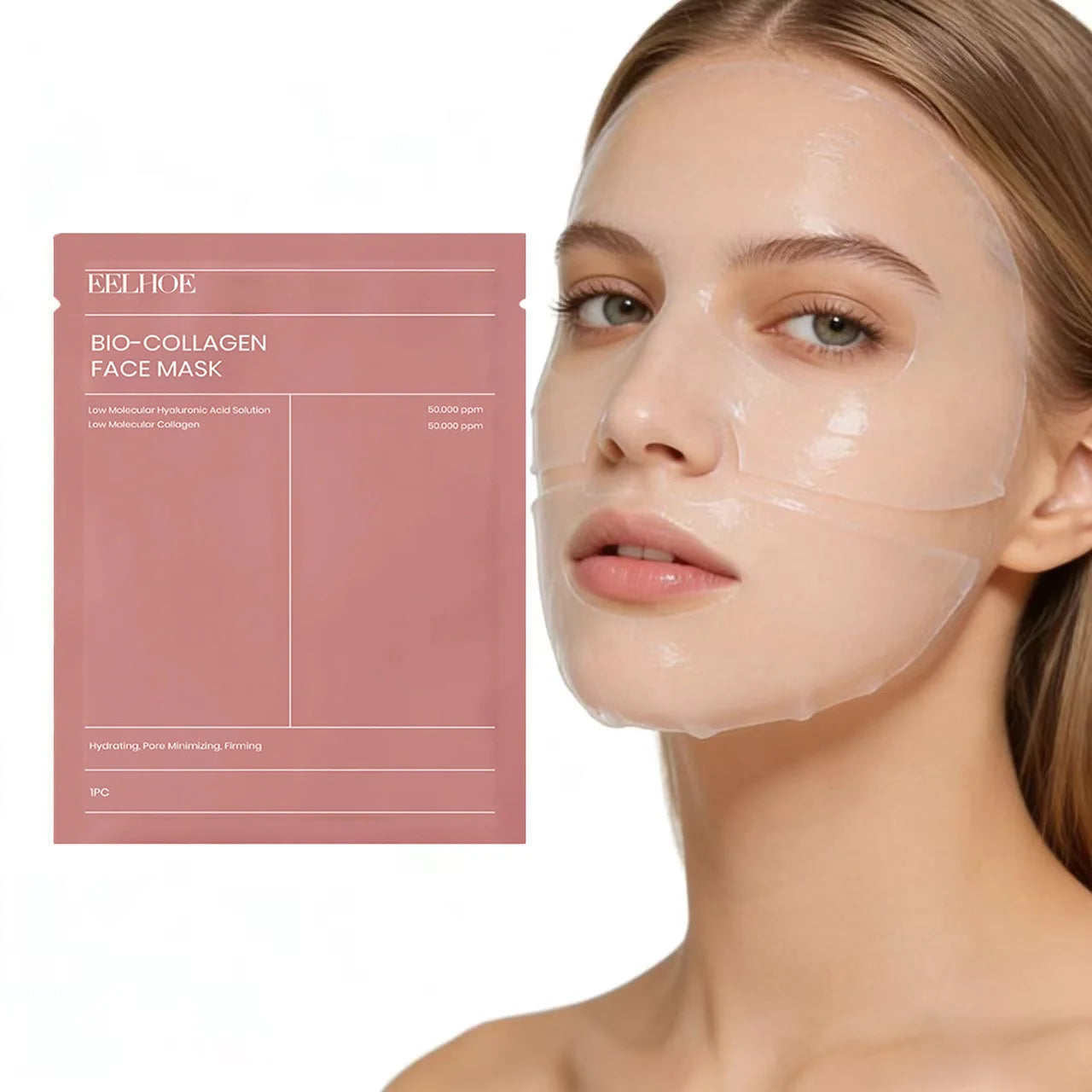 Bio Collagen Face Mask — Deep Hydrating & Pore Minimizing (3, 5 or 10 Pack)