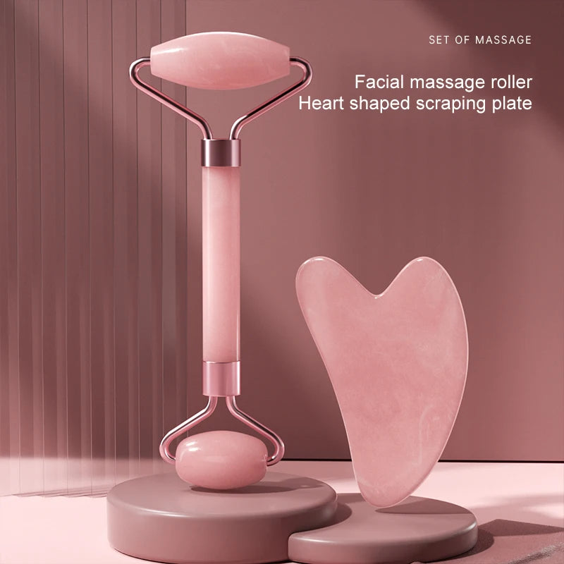 Facial Massage Roller — Face, Neck & Eye Scraping Tool