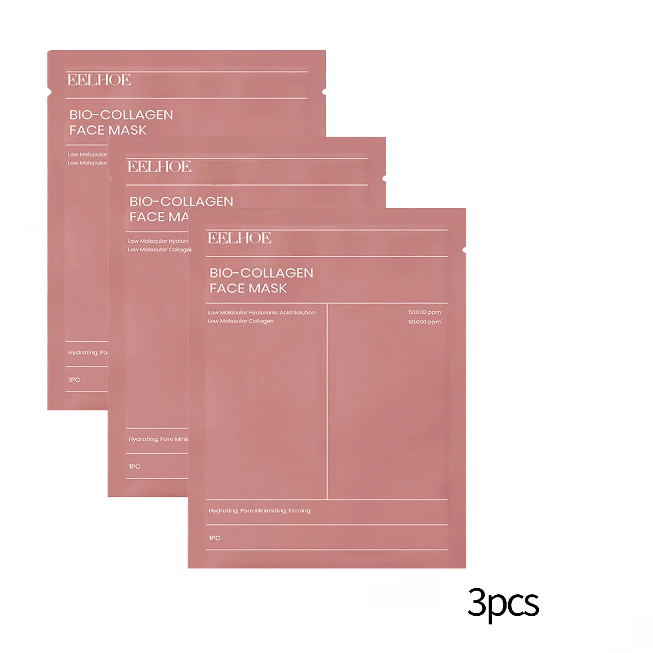 Bio Collagen Face Mask — Deep Hydrating & Pore Minimizing (3, 5 or 10 Pack)