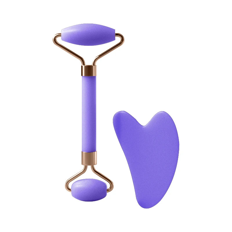 Facial Massage Roller — Face, Neck & Eye Scraping Tool