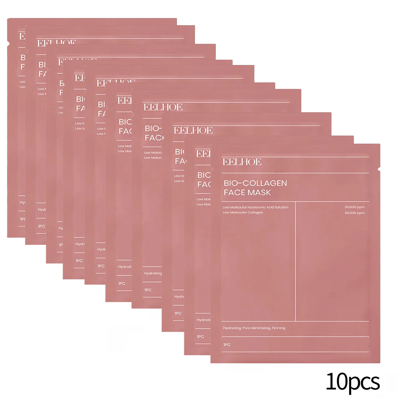 Bio Collagen Face Mask — Deep Hydrating & Pore Minimizing (3, 5 or 10 Pack)