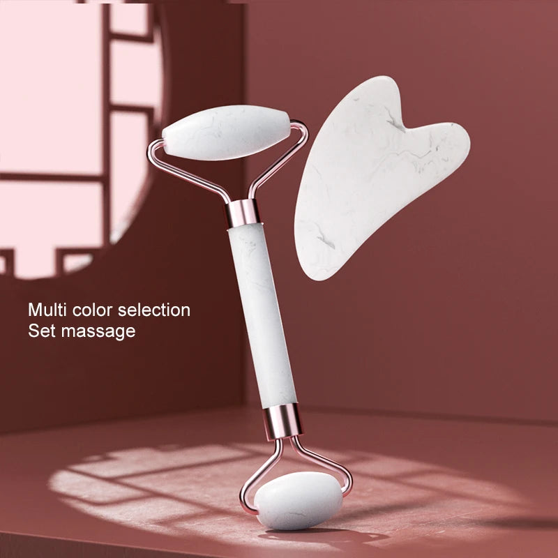 Facial Massage Roller — Face, Neck & Eye Scraping Tool