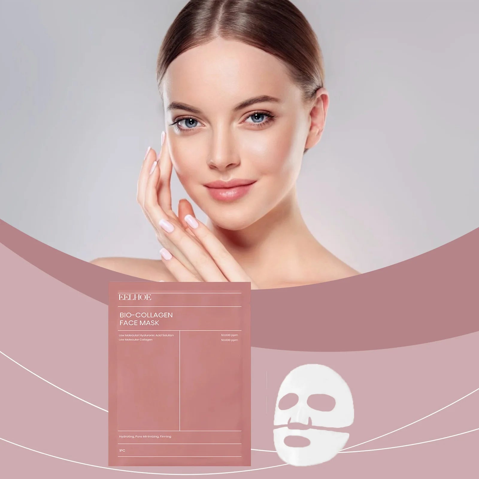 Bio Collagen Face Mask — Deep Hydrating & Pore Minimizing (3, 5 or 10 Pack)